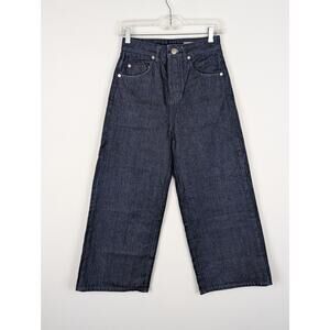 Asos Womens Jeans Sz 4Wide leg,Button fly,Dark Navy see Meas